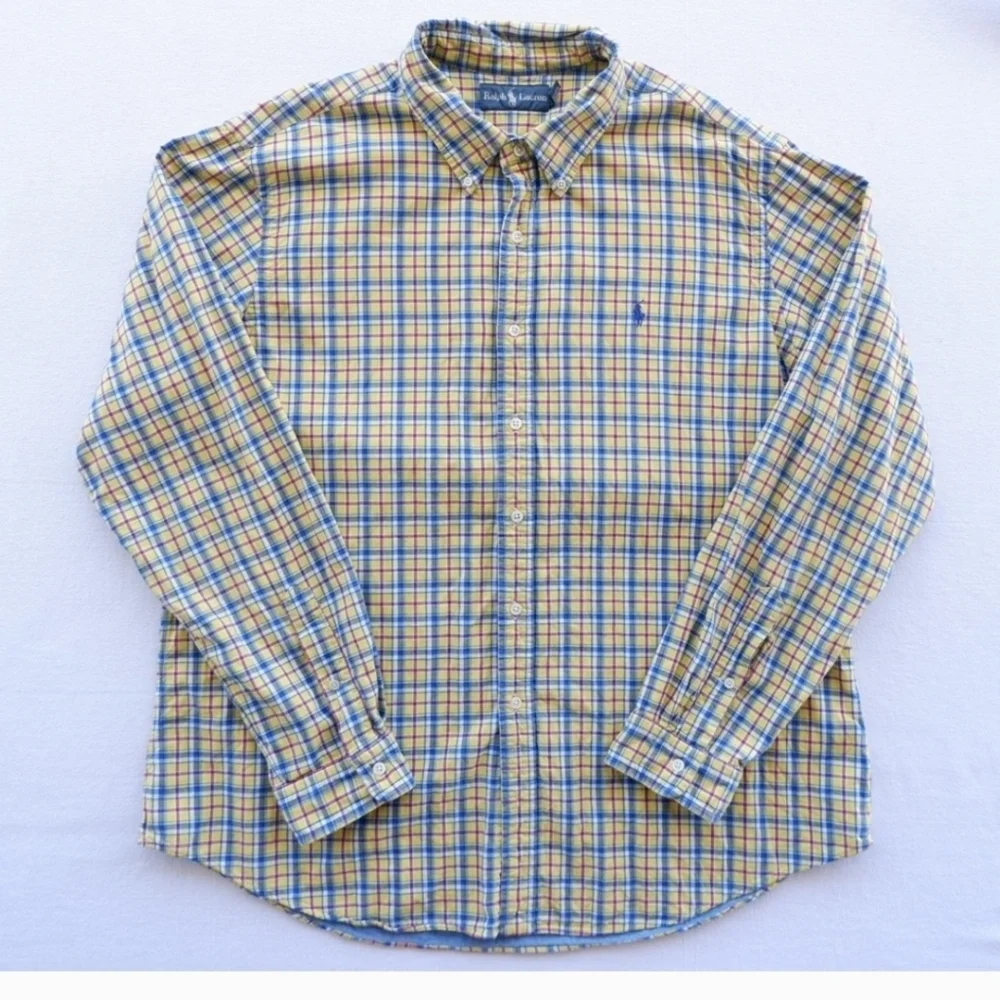 Ralph Lauren Youth Plaid Button Down Shirt